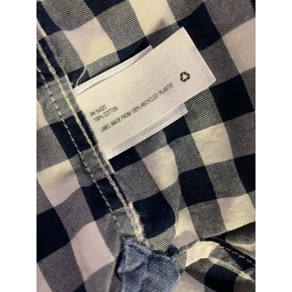 Gap Mens Large Button Down Shirt Checkered Plaid - Picture 11 of 11
